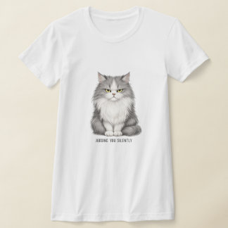 CAMISETA JULGANDO VOCÊ EM SILÊNCIO