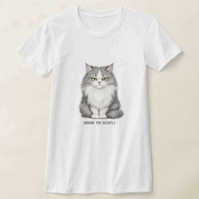CAMISETA JULGANDO VOCÊ EM SILÊNCIO (Postura )