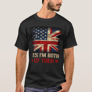 Camiseta Julho americano Tipo britânico dupla cidadania