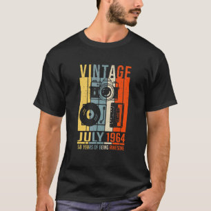 Camiseta Julho De 1964 58 Anos De Incrível