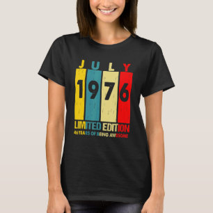 Camiseta Julho De 1976 46 Anos De Esforço 1