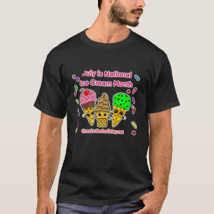 Camiseta Julho é Sorvete Mês