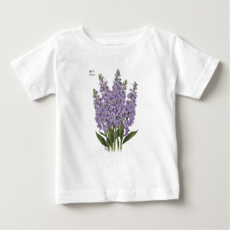 Camiseta Julho Larkspur Bloom - Presente de Aniversário Per