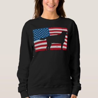 Camiseta Julho Quarta Labrador Retriever Usa Bandeira