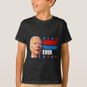 Camiseta Julho Trump 2024 Pior Presidente Eleitoral Eterno 
