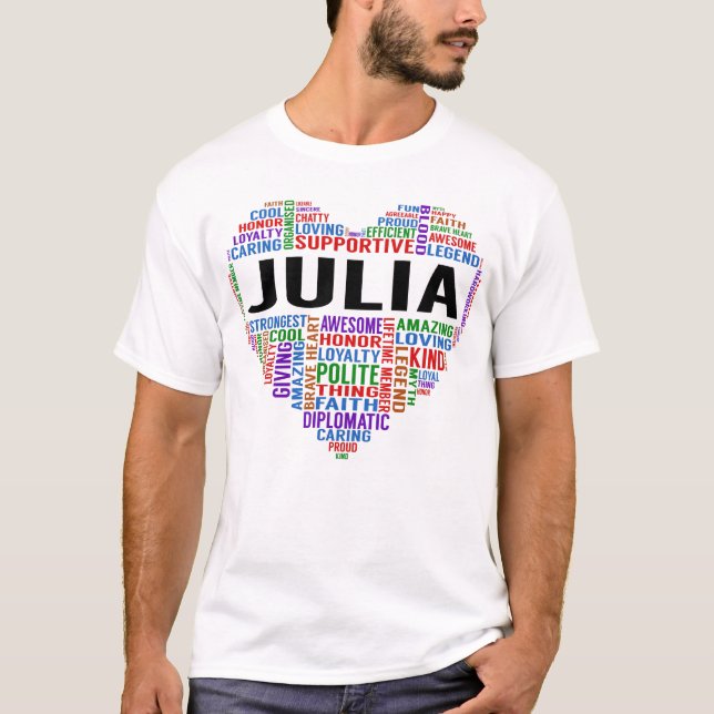 Camiseta JULIA Legend Heart (Frente)