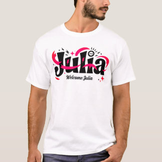 Camiseta Julia Nome – Camiseta Personalizada Estil
