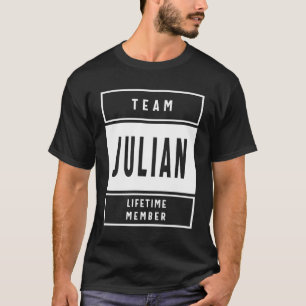 Camiseta Julian Personalised Name Birthday Gift