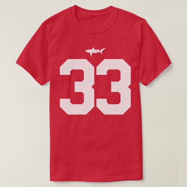 Camiseta Julian Washington Miami Sharks Jersey FrontBack Pr (Frente do Design)