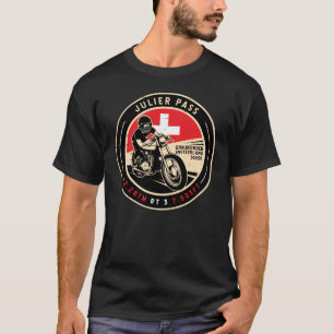 Camiseta Julier Pass   SUIÇA   Motociclos