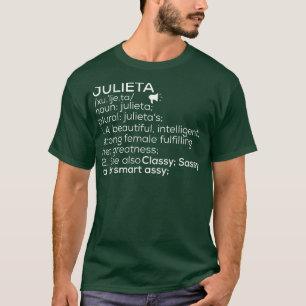 Camiseta Julieta Julieta Definição Julieta Female Nam