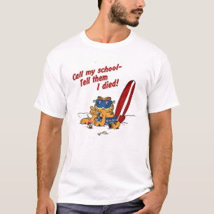 Camiseta Julietee Carton Ligue Para A Minha Escola Diga Que