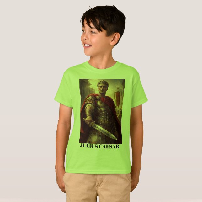 Camiseta Julius Caesar green (Frente Completa)
