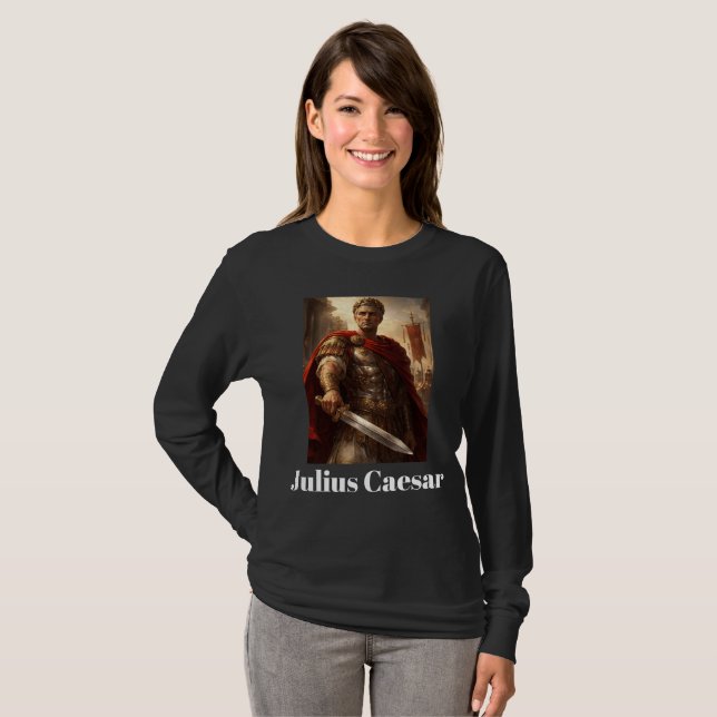 Camiseta Julius Caesar preto (Frente Completa)