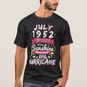 Camiseta JULY 1952 Girl Being Sunshine Mixed Hurri