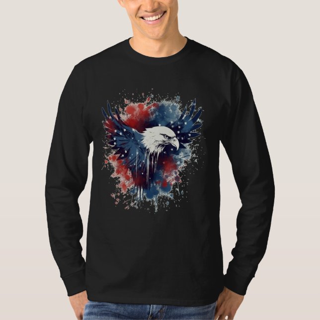 Camiseta July 4th Product  Patriotism, American Flag_1 (Frente)