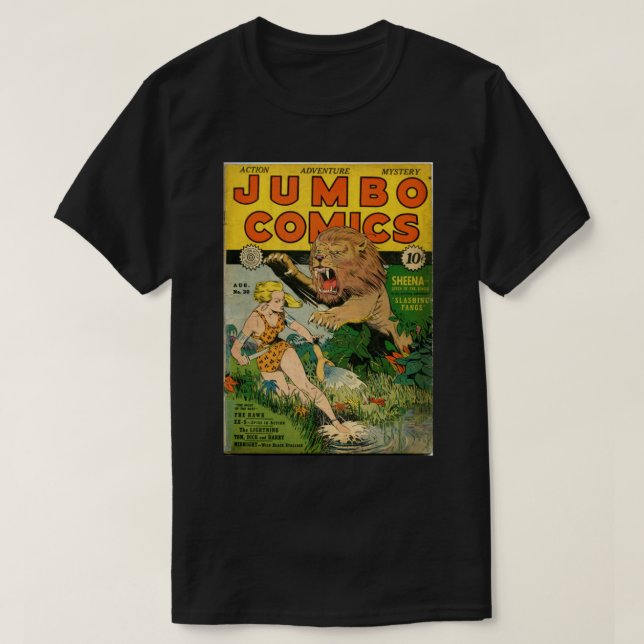 Camiseta Jumbo História em quadrinhos 030 (c2c) (Frente do Design)