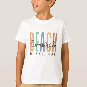 Camiseta Jumeirah Beach Dubai UAE (areias)