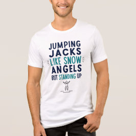 Camiseta Jumks São Como Anjos De Neve Mas Em Pé