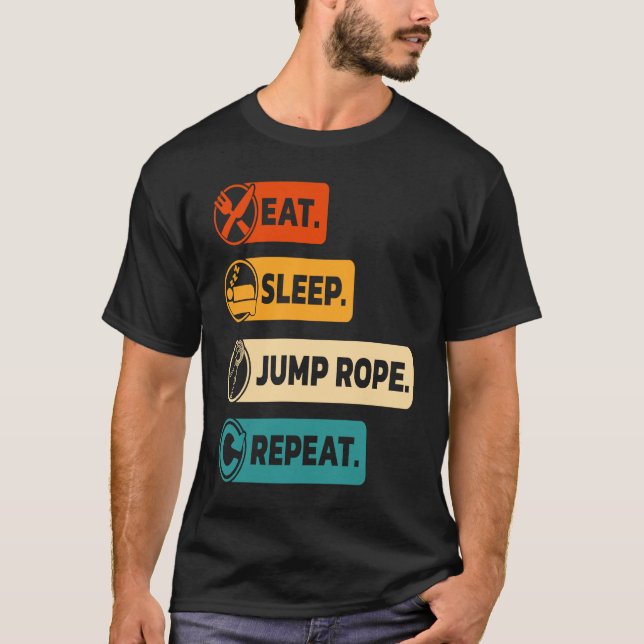 Camiseta Jump Rope Jumping Skipping Roping Jumprope (Frente)