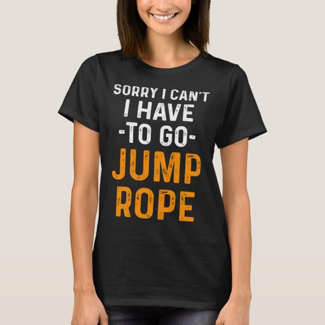 Camiseta Jump Rope Skipping Jumping Roping Workout (Frente)