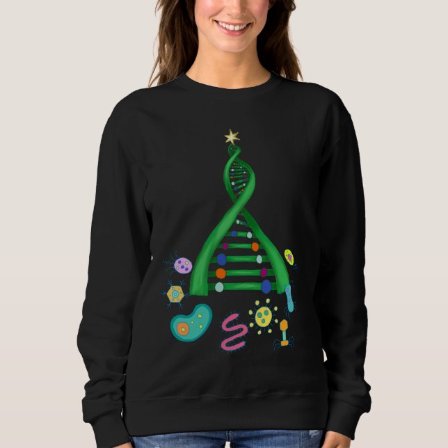 Camiseta Jumper de Natal de Biologia (Frente)
