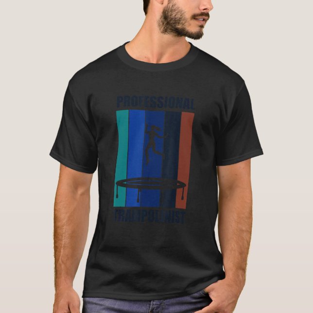 Camiseta Jumper Irônico da Trampoline Profissional (Frente)