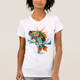 Camiseta Jumping Bass in Splash Colors