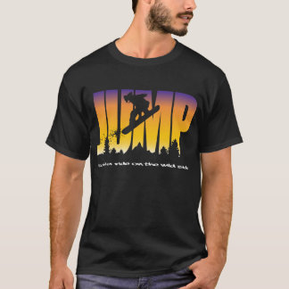 Camiseta Jumping snowboarder