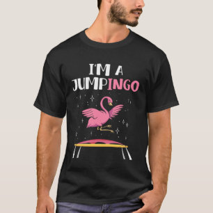 Camiseta Jumpingo Flamingo Trampoline Gymnastics Workout Ju