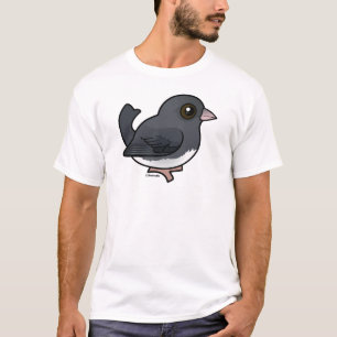 Camiseta Junco de olhos escuros (de cor ardente)