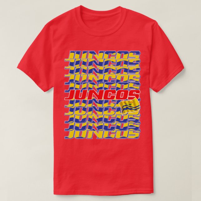 Camiseta Juncos Cascade texto 2 (Frente do Design)
