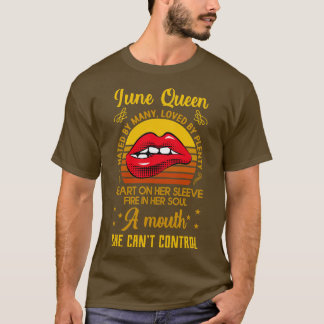 Camiseta June Birthday Queen