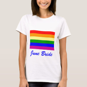 Camiseta June Bride/Gay Wedding