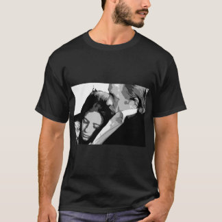 Camiseta June Carter Cash E Johnny Cash Black E White P