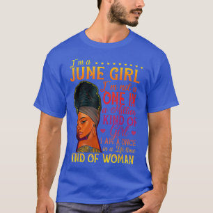 Camiseta June Girl Birthday Melanin Black Afo Queen Junetee