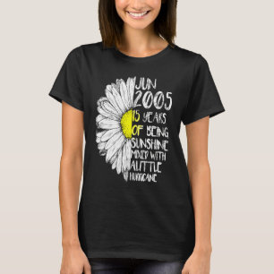 Camiseta JUNE Girl Fez Em 2005 15 Sunshine Hurricane Bir