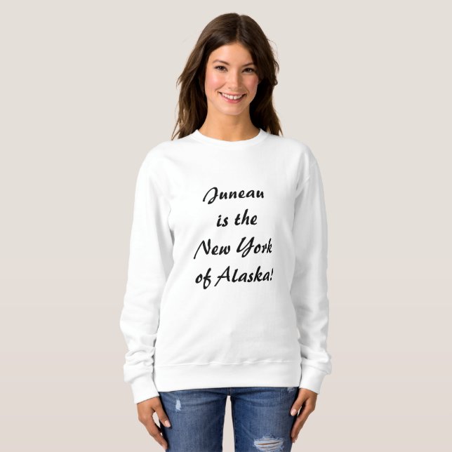 Camiseta Juneau é a NY do Alasca (Frente Completa)
