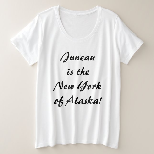 Camiseta Juneau é a NY do Alasca  (Frente do Design)