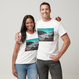 CAMISETA JUNEAU - TONGASS - MENDENHALL GLACIER - ALASKA EUA