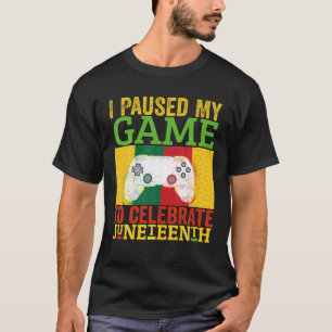Camiseta Junenésimo Jogador Eu Parei Meu Jogo Para Comemora