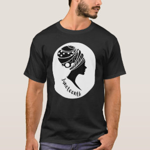 Camiseta Junenn Melanin Black Women Natural Hair Orgulha Af
