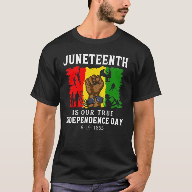 Camiseta Junésimo é o nosso verdadeiro orgulho negro do dia (Frente)