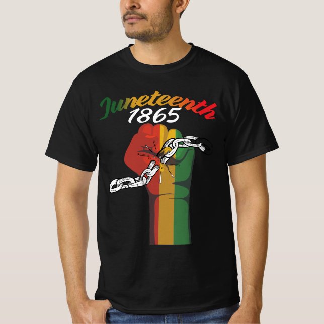 Camiseta "Juneteenth 1865"  (Frente)