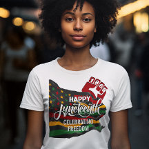 JUNETEENTH 1865 Bandeira Celebrando a Liberdade