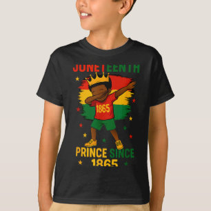Camiseta Juneteenth 1865 crianças pequenas menino fazendo d