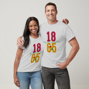Camiseta Juneteenth 1865 - História Negra