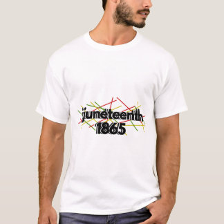 Camiseta Juneteenth 1865 História Negra Celebração Liberdad