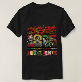 Camiseta Juneteenth 1865 História Negra Líderes de Direitos