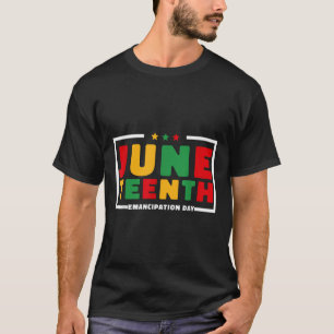 Camiseta Juneteenth 1865 Mulheres Homens 19 de Junho de 186